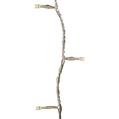 EGB LED mini guirlandes transparentes 24 ww LED