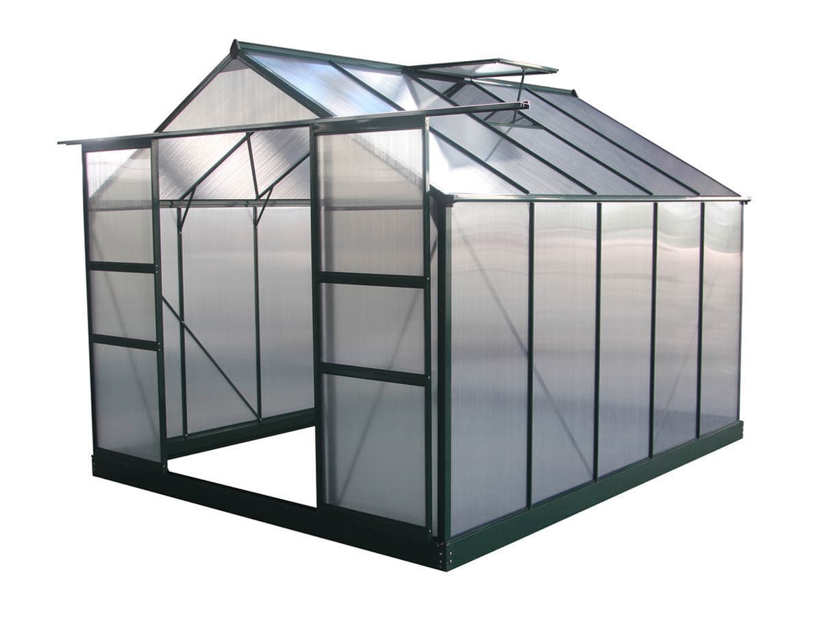 Serre jardin polycarbonate "Dahlia" Vert Sapin 7,67 m²