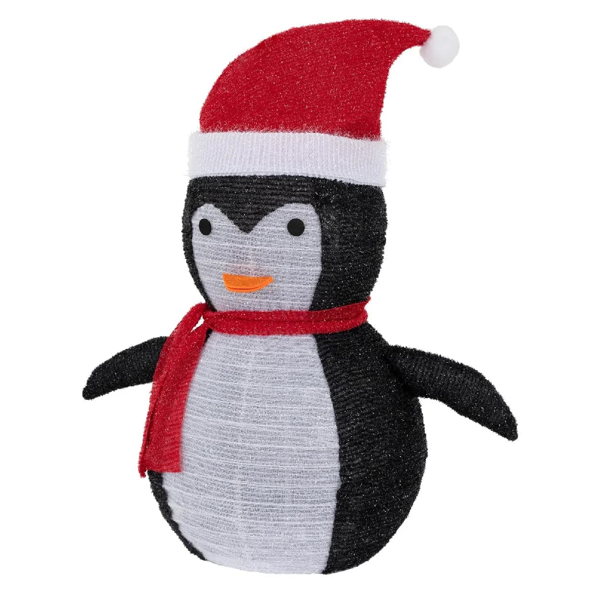 Pingouin décoratif de Noël - 68 cm