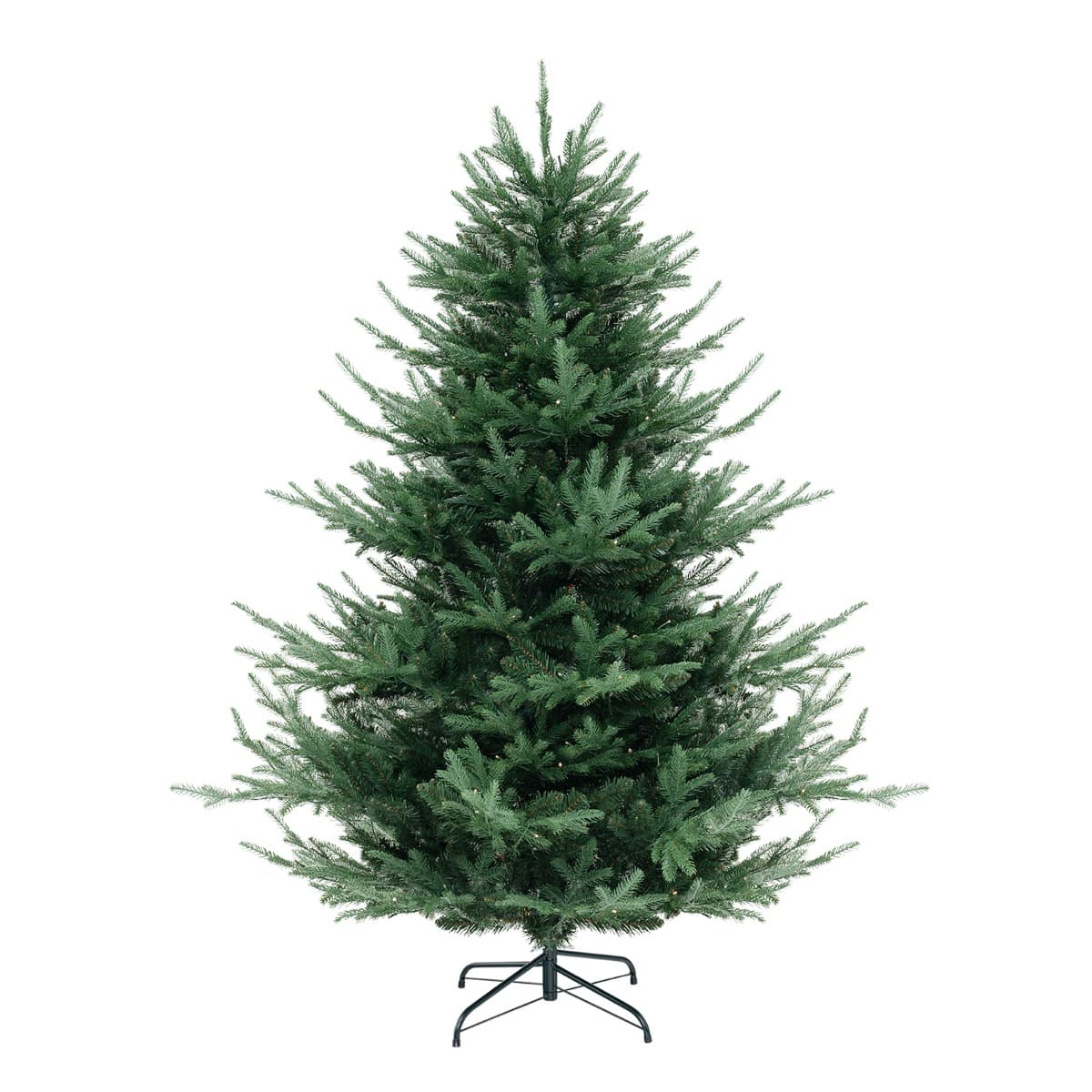 CostwaySapin de Noël Artificiel de 180 cm Faux Sapin de Noël à Charnières 778 Branches 240 LED Blanc Chaud Feuilles Mixtes en PE et PVC