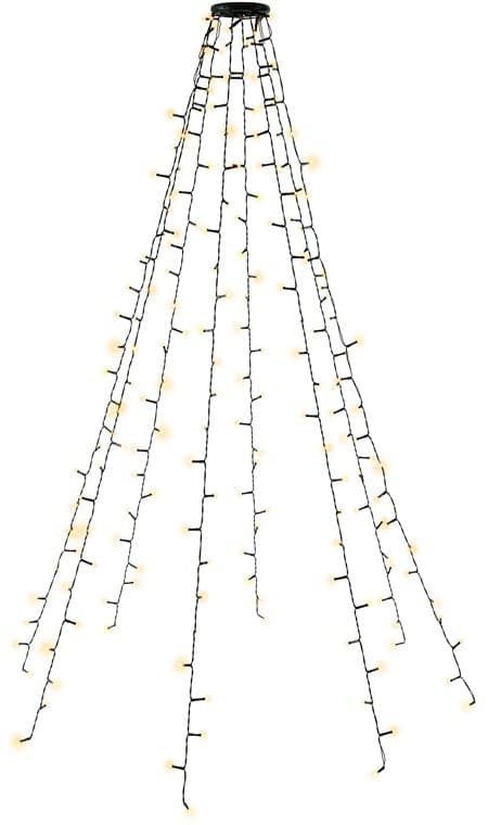 Manteau d'arbre Goobay 200 LED avec anneau