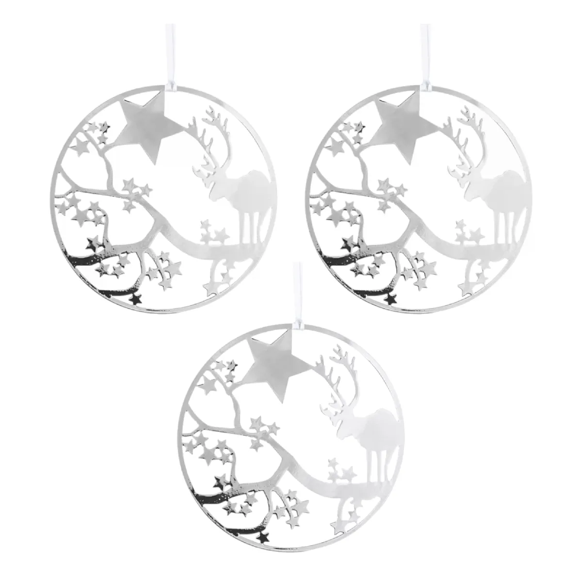 Pluto Décoration de Noël cerf - Argent