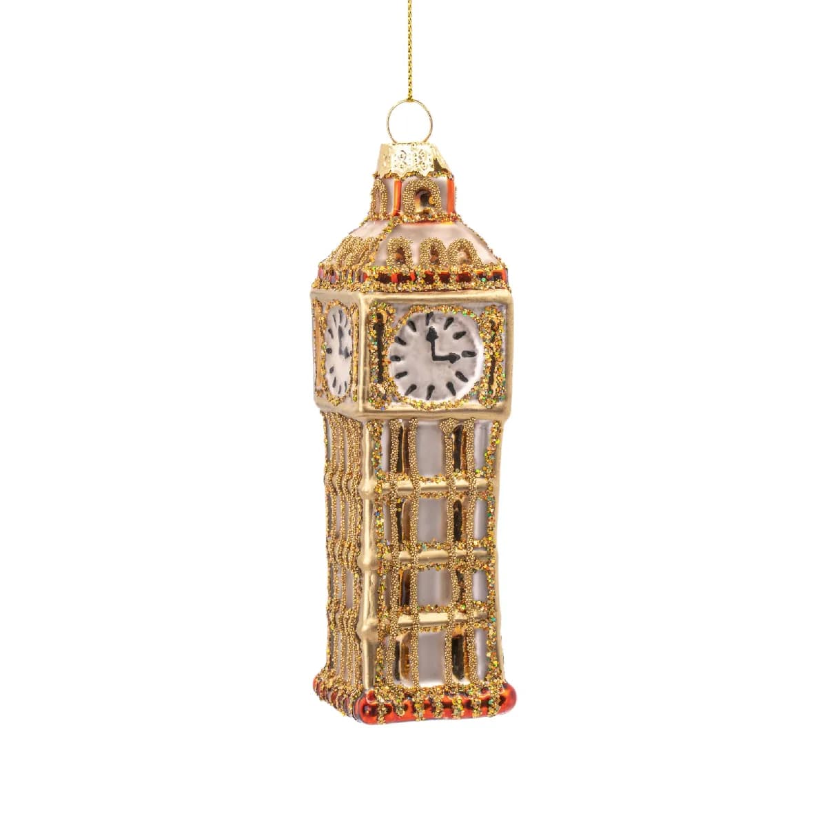Sass & belle Boule de Noël Big Ben - Marron