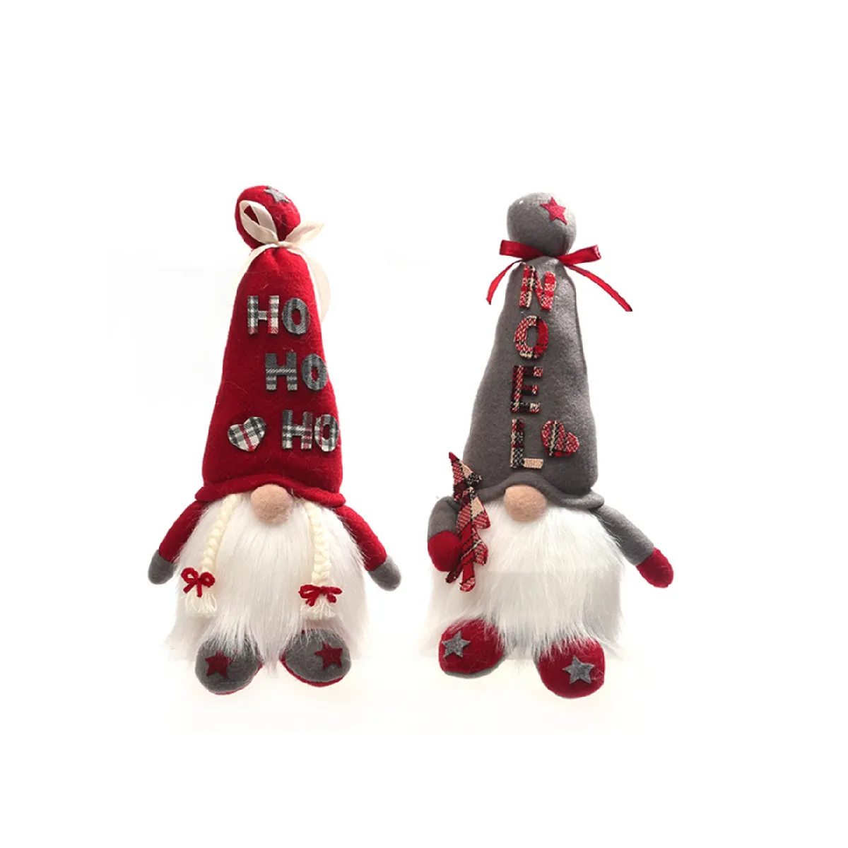 C299 2pcs Décor Noël Poupée - Rudolph