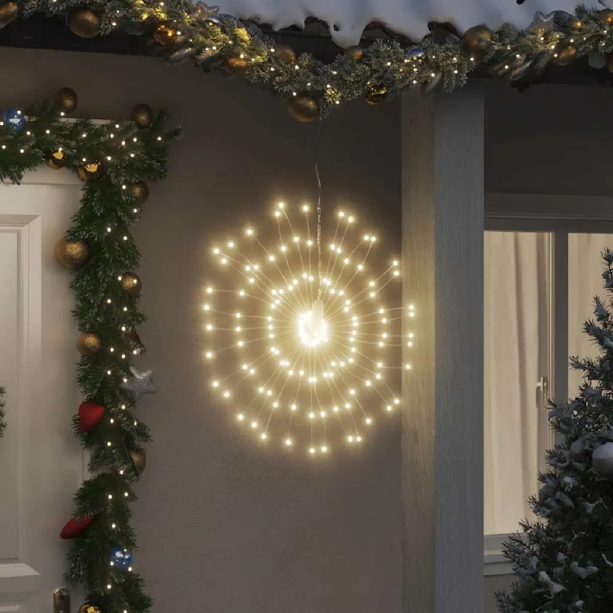 vidaXL Étoile rayonnante 140 LED