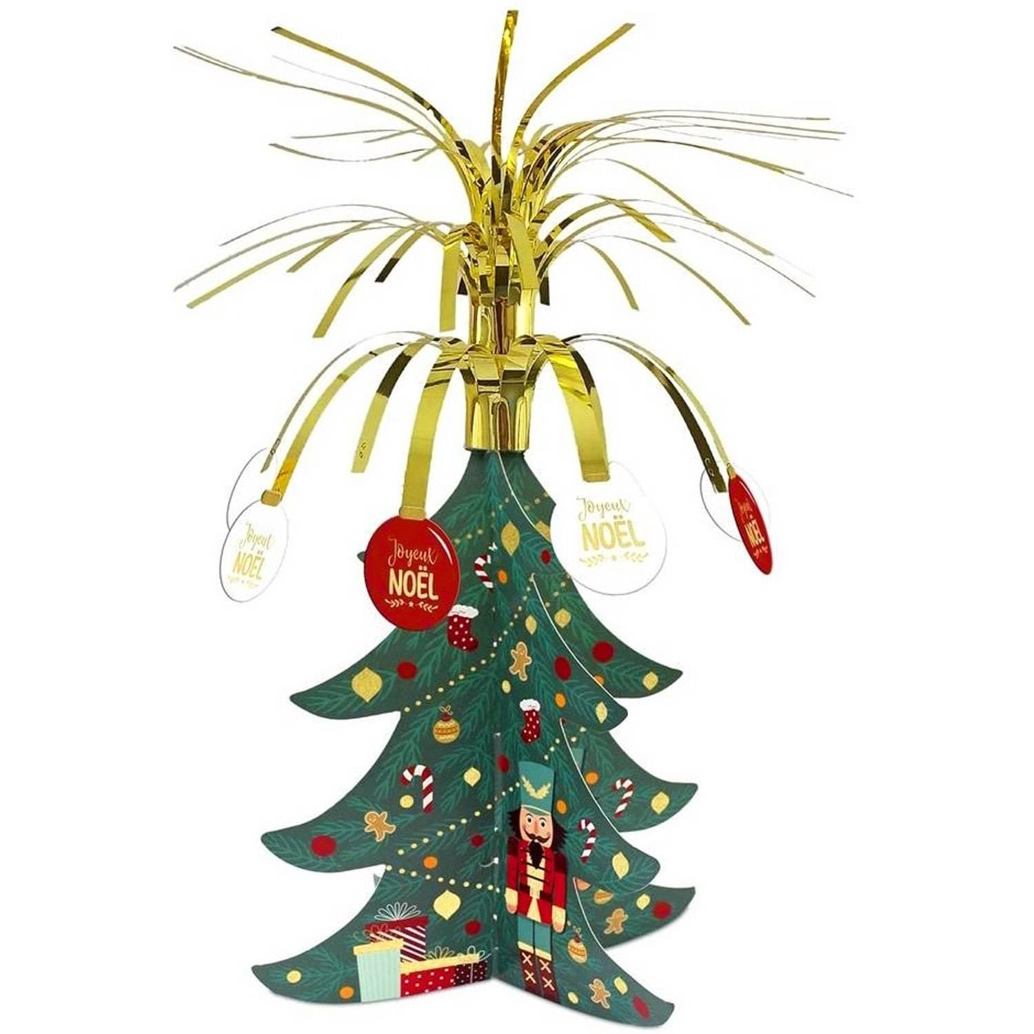 Grand Centre de table vertical Sapin de Noël 60cm